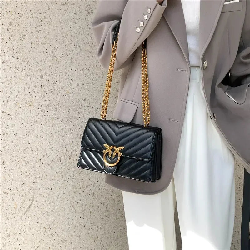 Elegant Leather Crossbody Bag