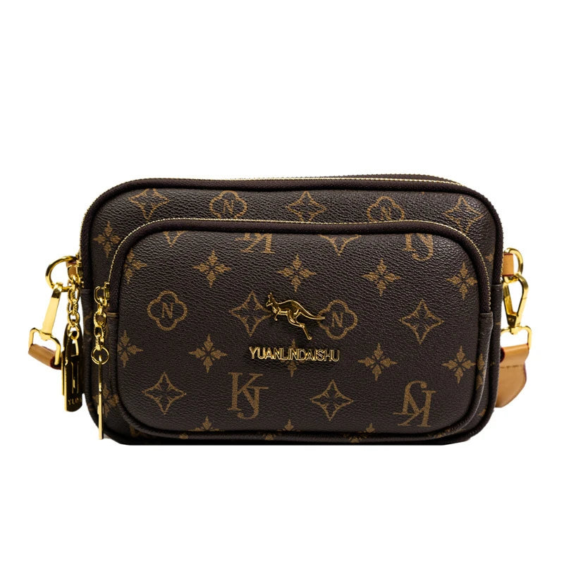 Women's Vintage Monogram Crossbody Bag