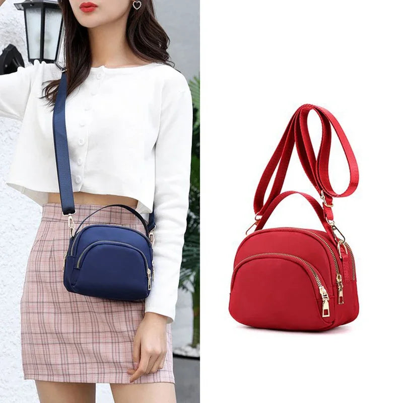 3-Layer Large Crossbody Handbag