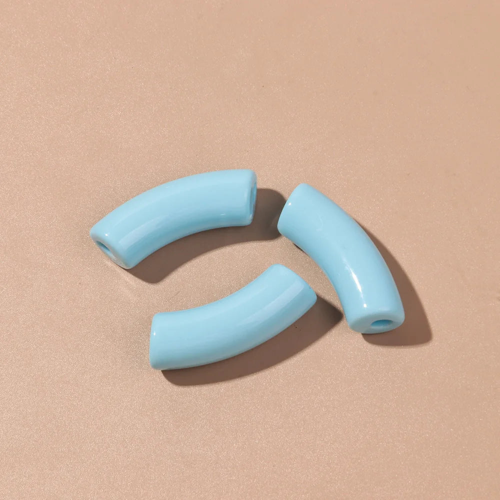 Acrylic Bamboo Tube Bead Set