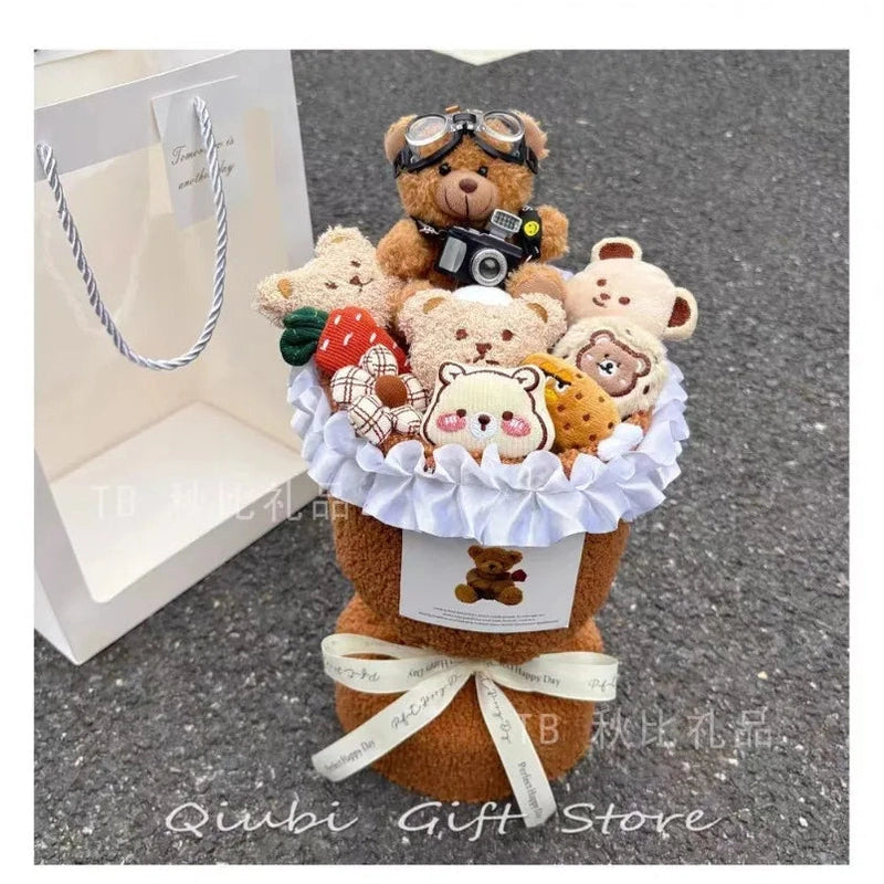 Cute Doll Bouquet Birthday Gift