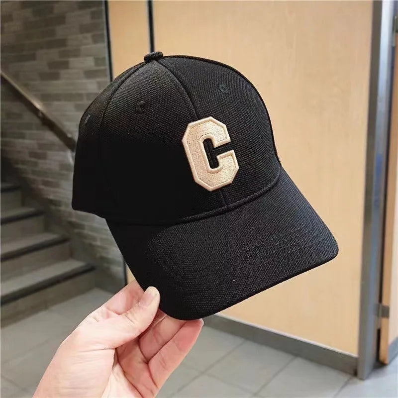Letter Embroidered Baseball Cap