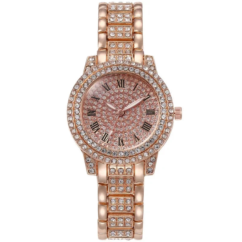 Zircon Crystal Diamond Ladies Watch