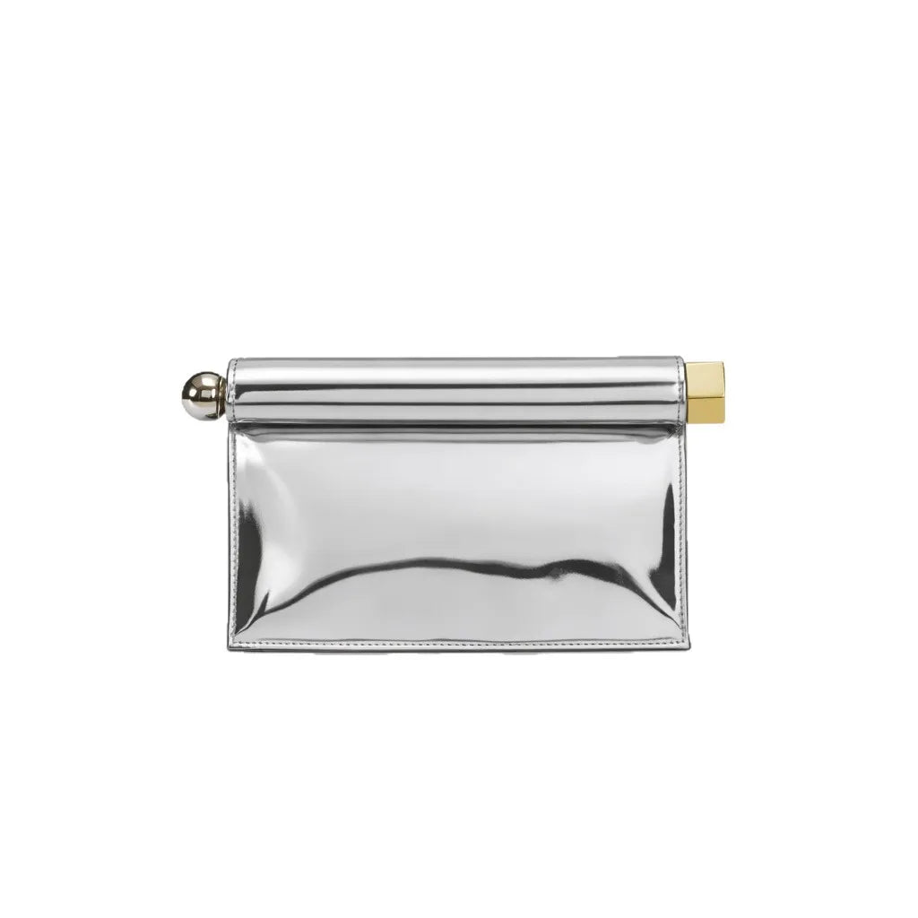 Women's Metal Clutch Prom Crossbody Bag