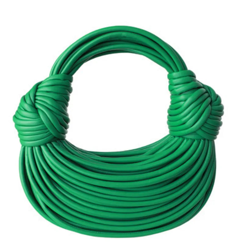 Woven Rope Hobo Evening Bag