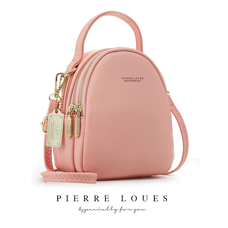 Mini Leather Backpack Shoulder