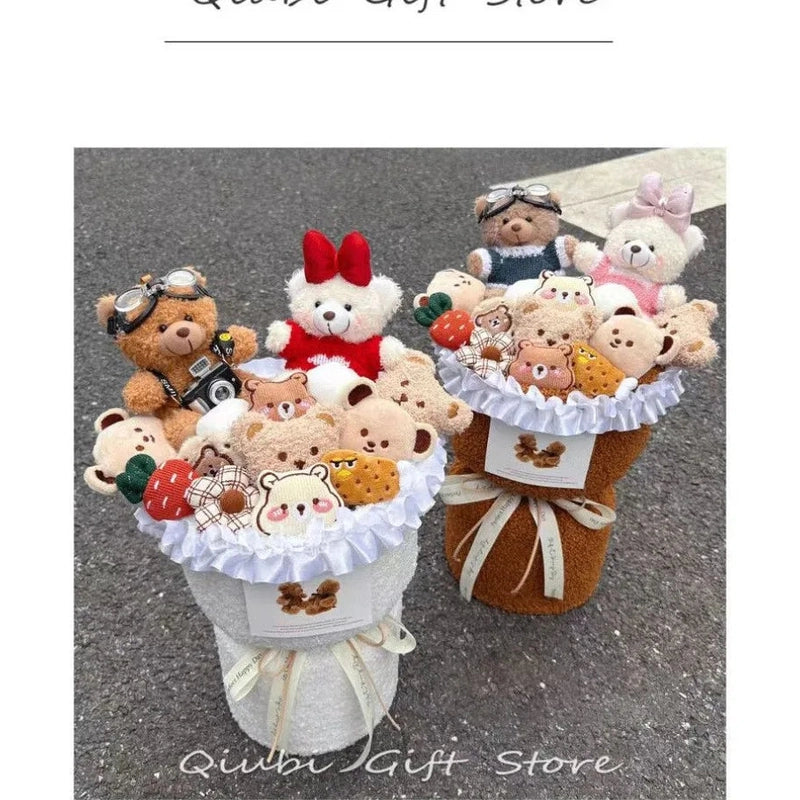 Cute Doll Bouquet Birthday Gift