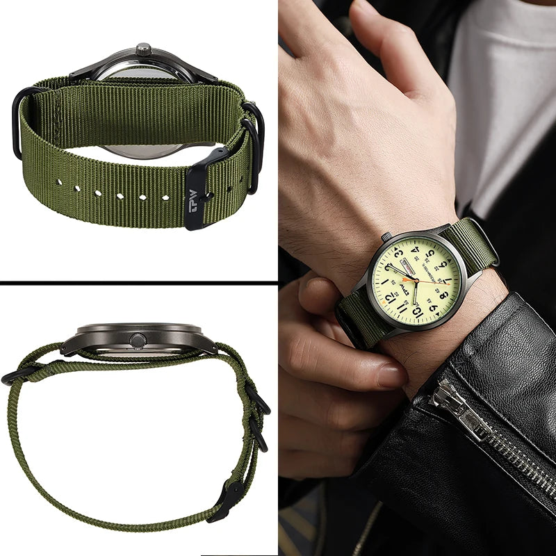TPW Field Fabric Strap Watch
