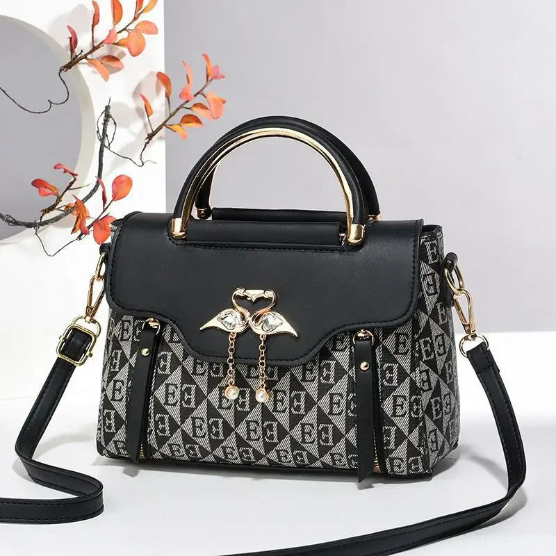 Women's Embossed Casual Crossbody Shoulder Bag