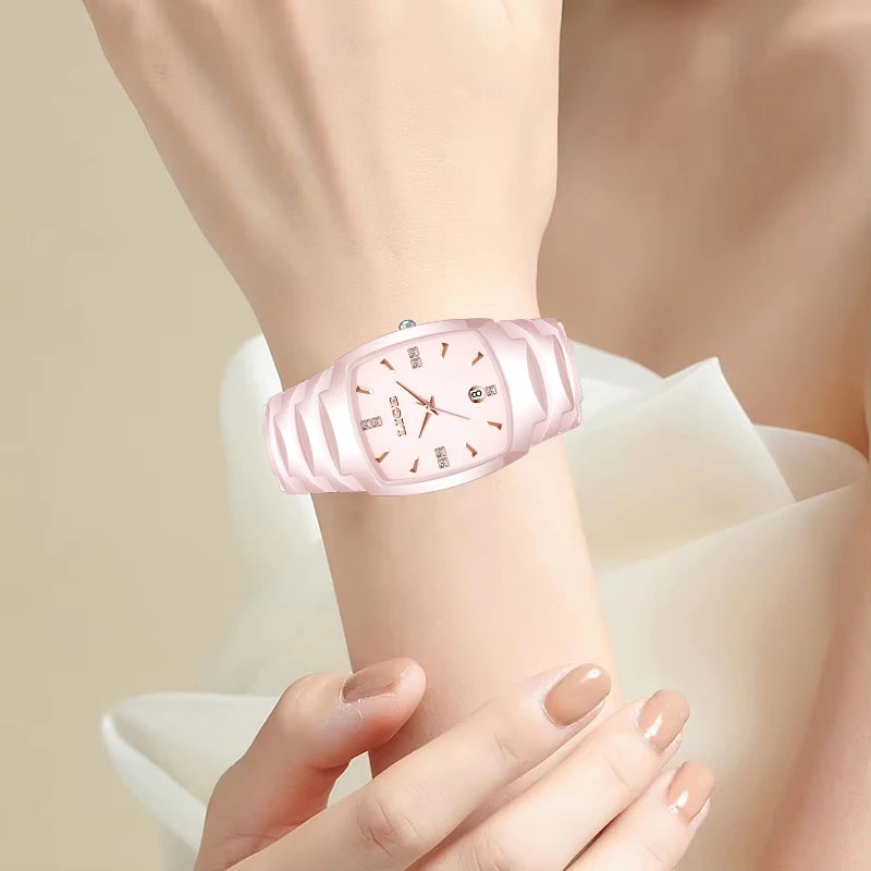 LIGE Calendar Steel Ladies Watch