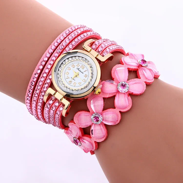 Leather Bracelet Women Watch