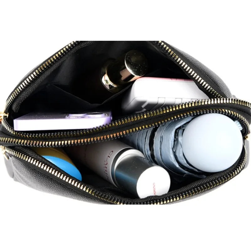 Women's Cowhide Flap Luxury Crossbody Bag