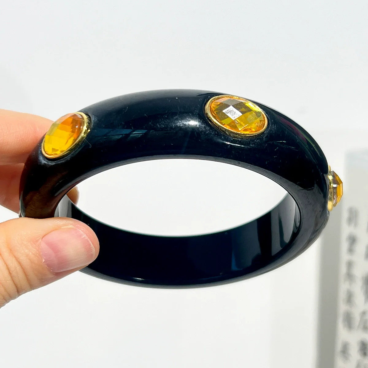 Tiger Eye Resin Cuff Bracelet