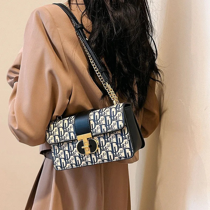 French Chain Crossbody Bag