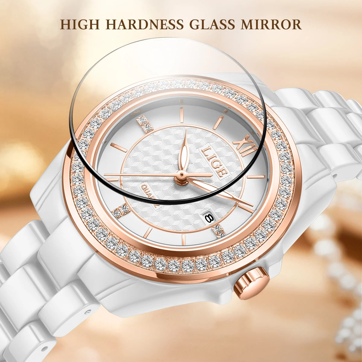 LIGE Steel Quartz Ladies Watch
