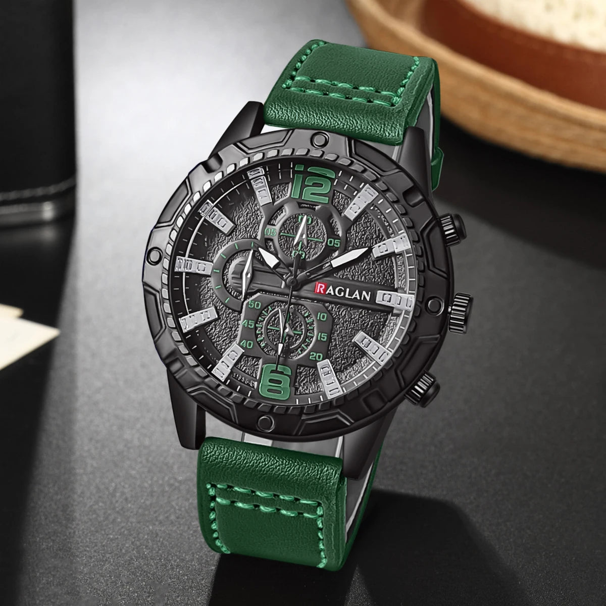 Men's Leather Strap Fashion Watch