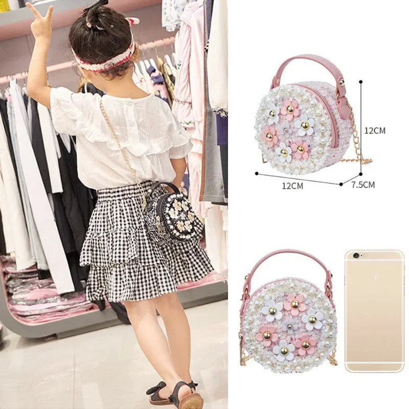 Kids Flower Crossbody Bag