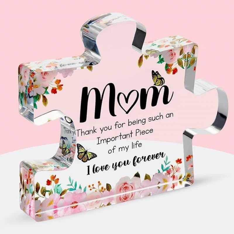 Mom Acrylic Puzzle Block Gift Mother's Day