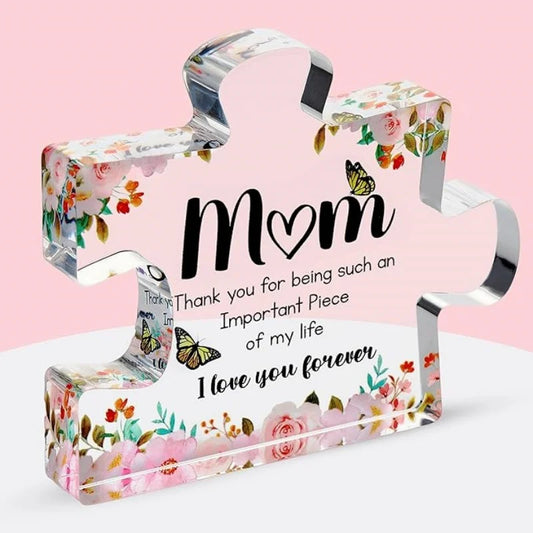 Mom Acrylic Puzzle Block Gift Mother's Day