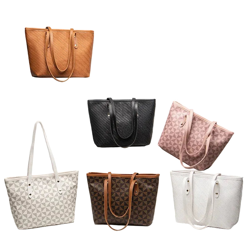Embossed Floral Bucket Bag