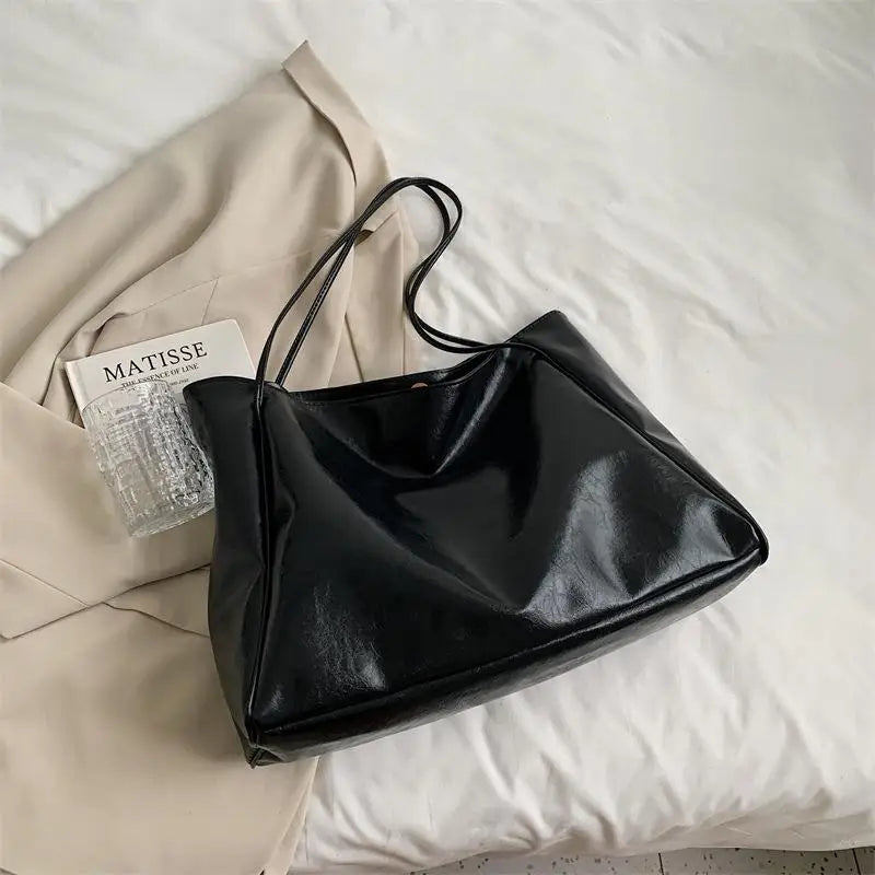 Soft PU Bucket Shoulder Bag