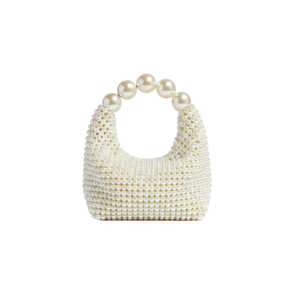 Pearl Handbag Shoulder Tote