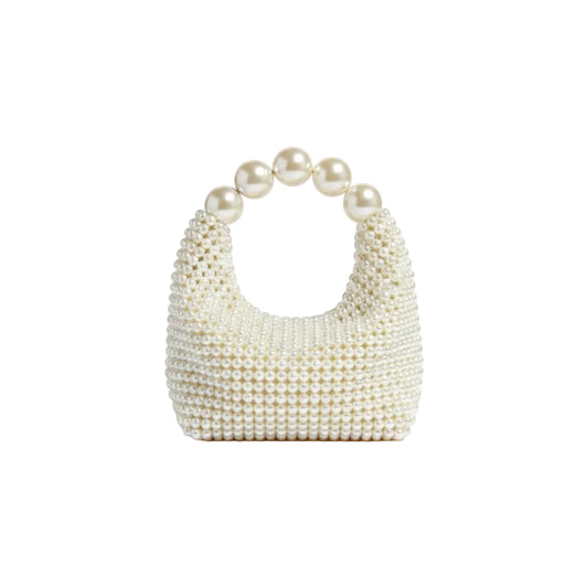 Pearl Handbag Shoulder Tote