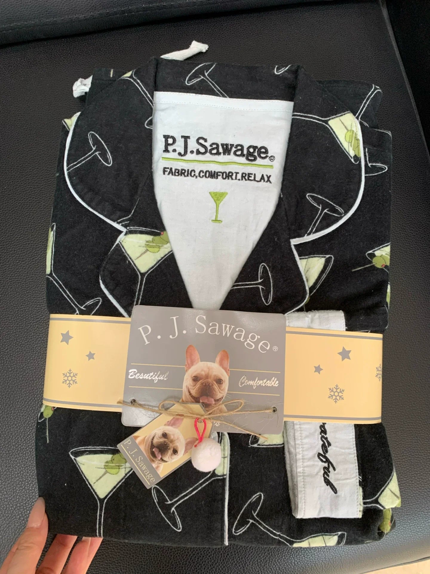 Cartoon Print Cotton Pajama Set
