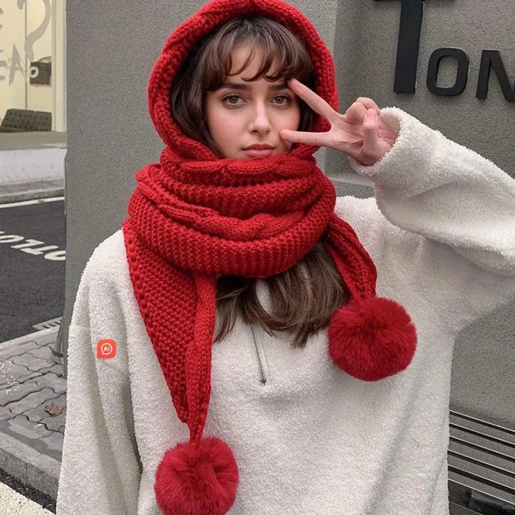 Winter Thermal Beanie & Scarf Set