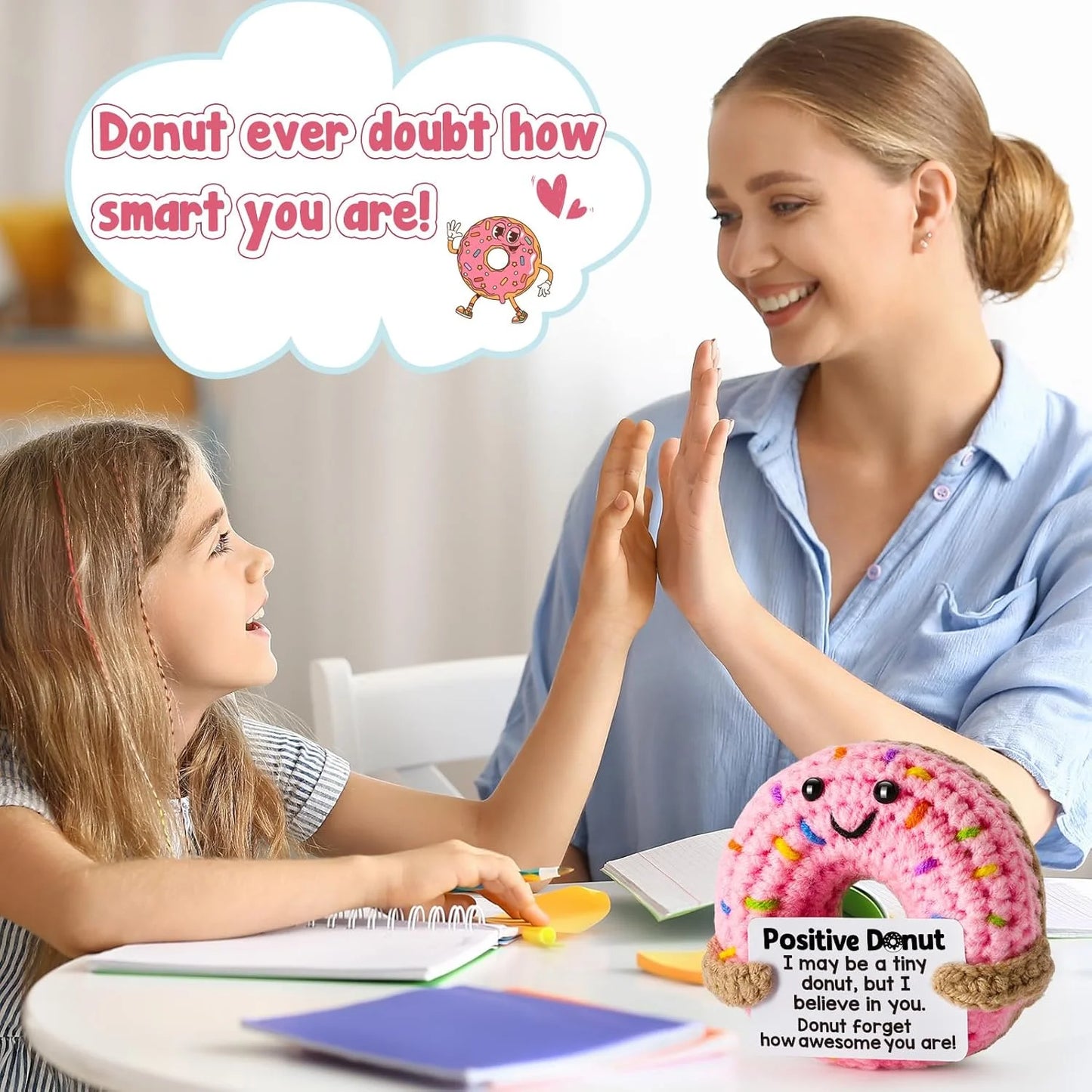 Crochet Donut Positive Gift Girls Birthday