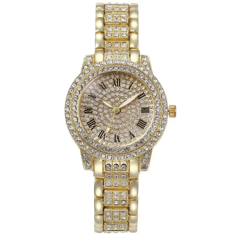 Zircon Crystal Diamond Ladies Watch
