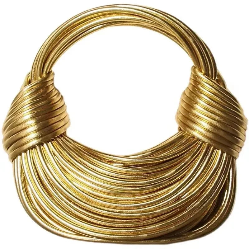 Woven Rope Evening Clutch