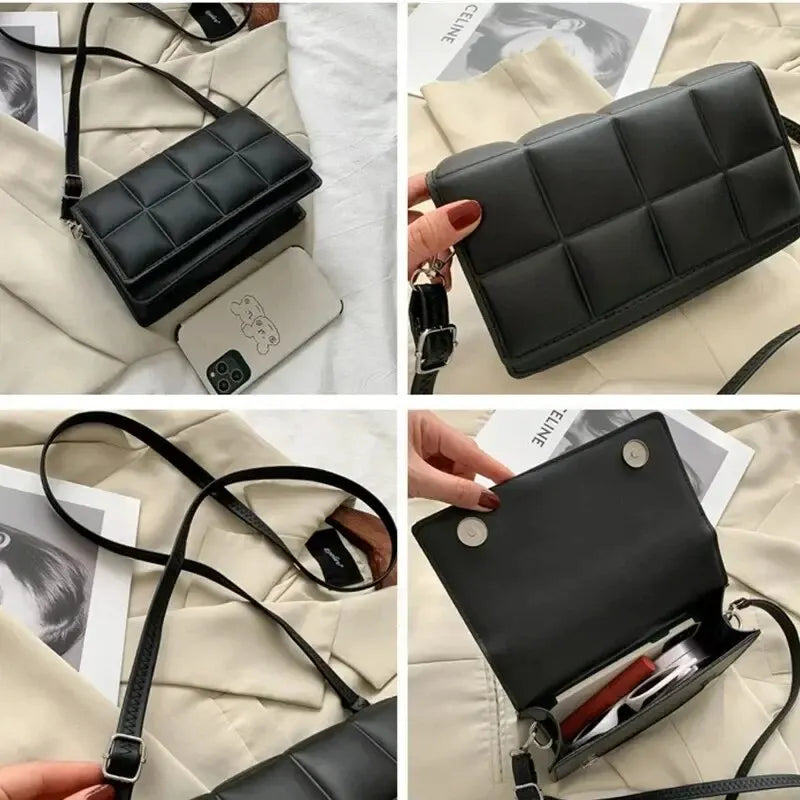 Classic PU Leather Crossbody Bag