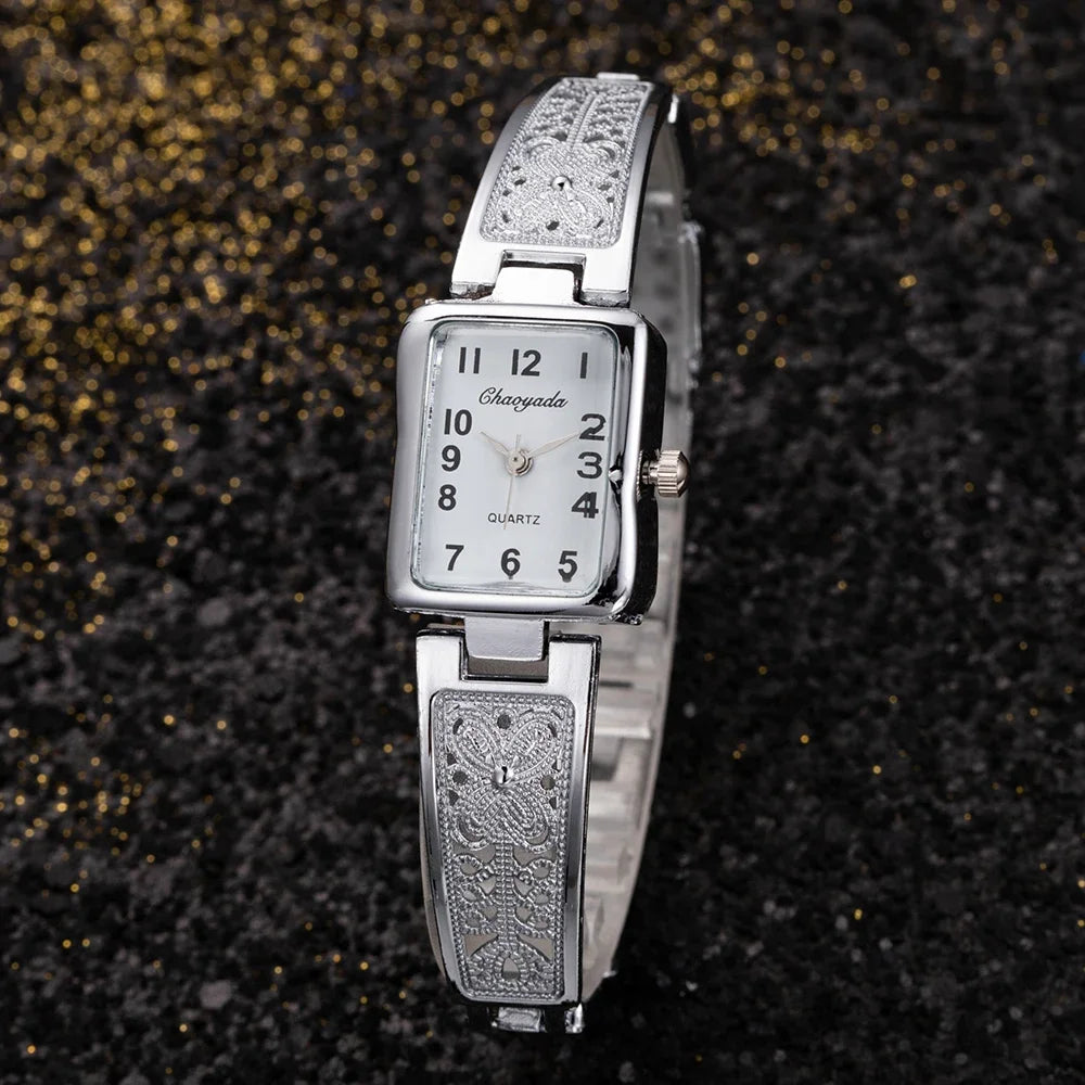 Women's Retro Rectangle Bracelet Watch