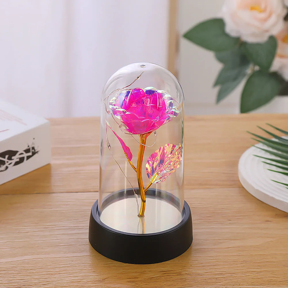 Eternal Rose LED Glass Cover Gift