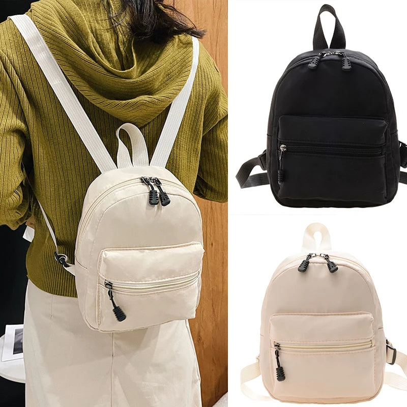 Nylon Mini Women Backpack
