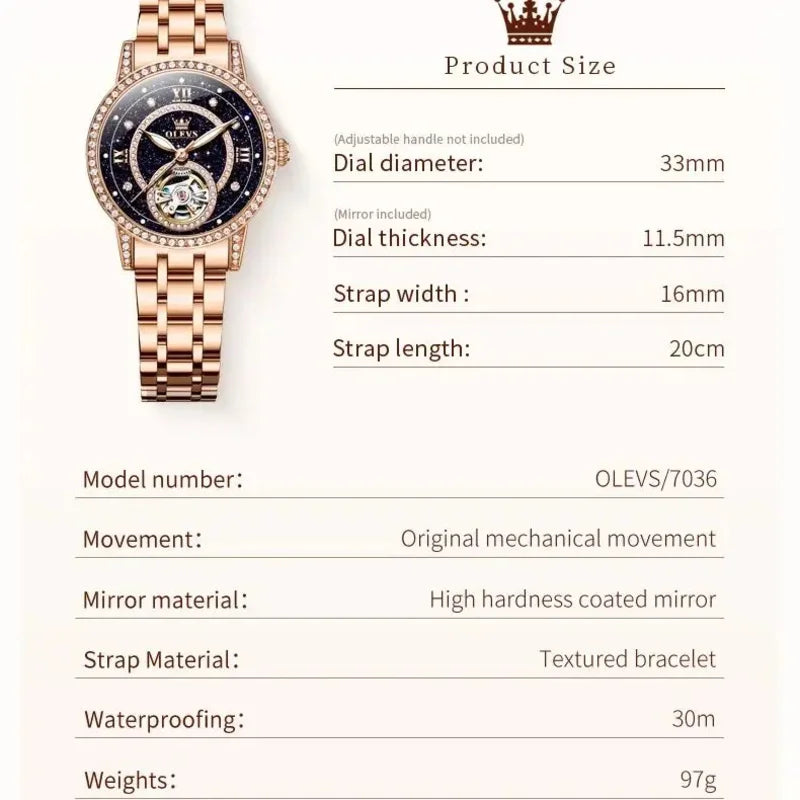 Hollow Mechanical Watch Women