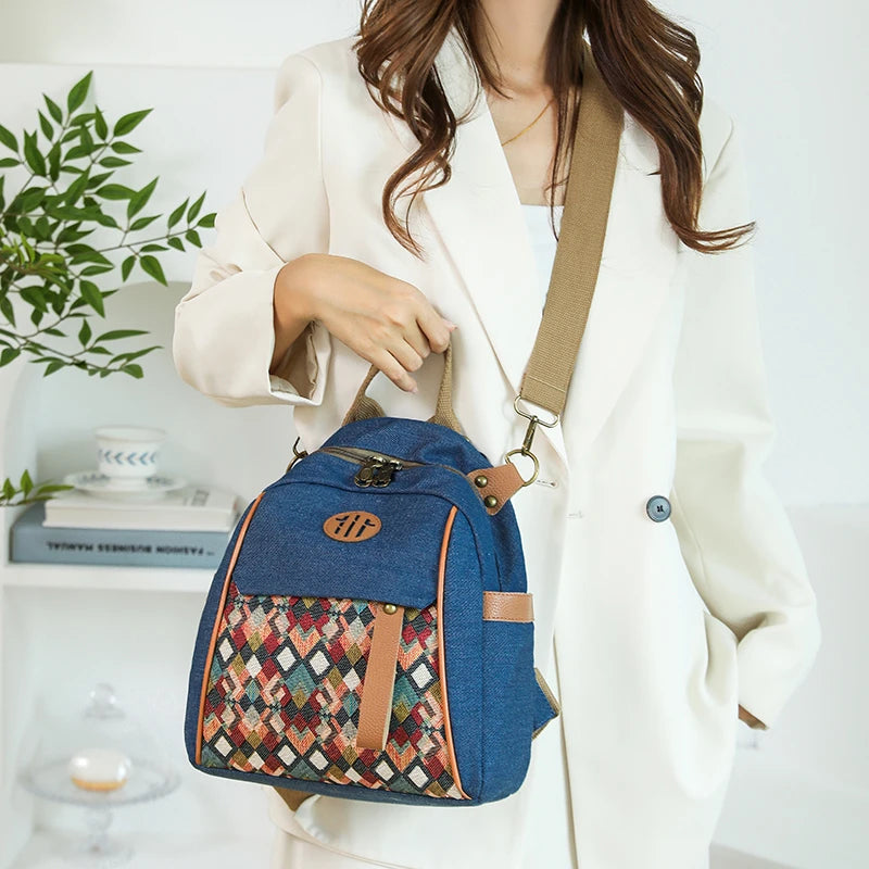Women's Denim Backpack