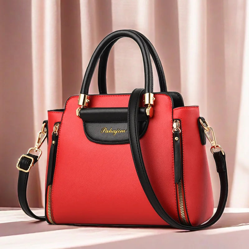 Colorblock Tote Bag Fashion