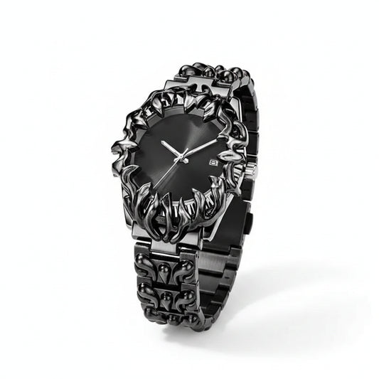 Men's Unique Paw-Shaped Quartz Watch