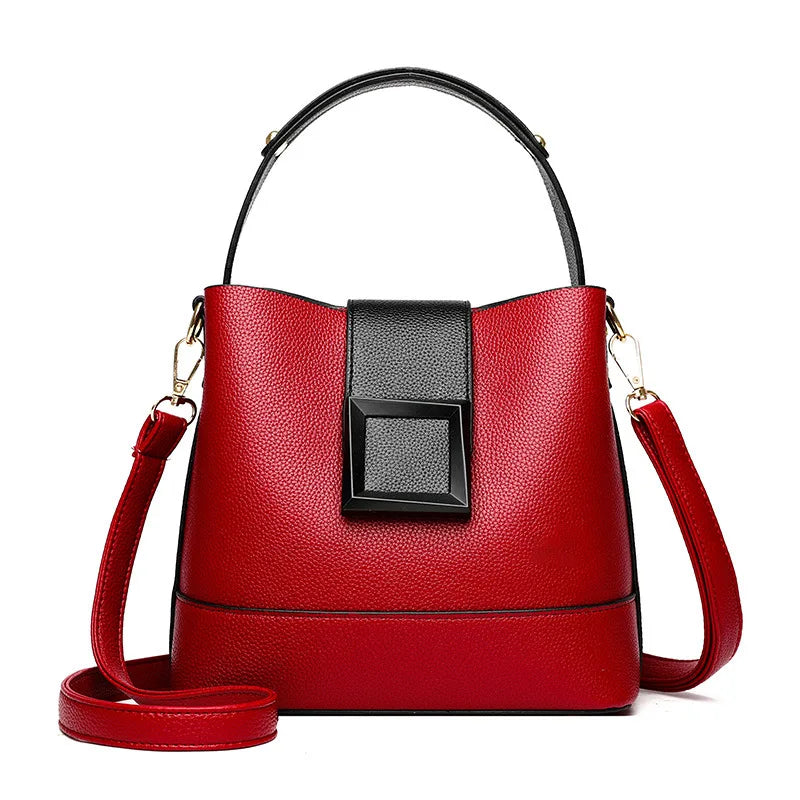 Bucket Crossbody Zipper Bag