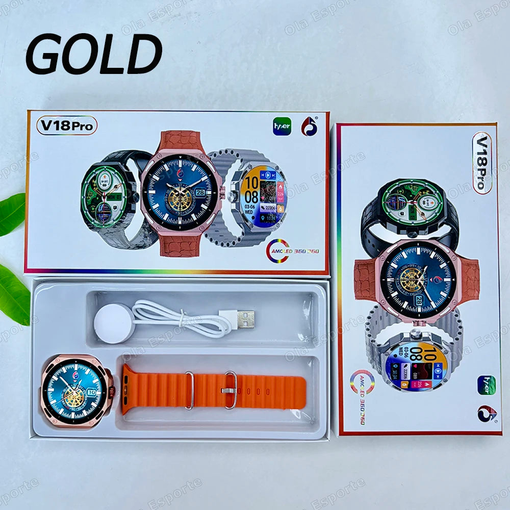AMOLED GPS Smart Watch
