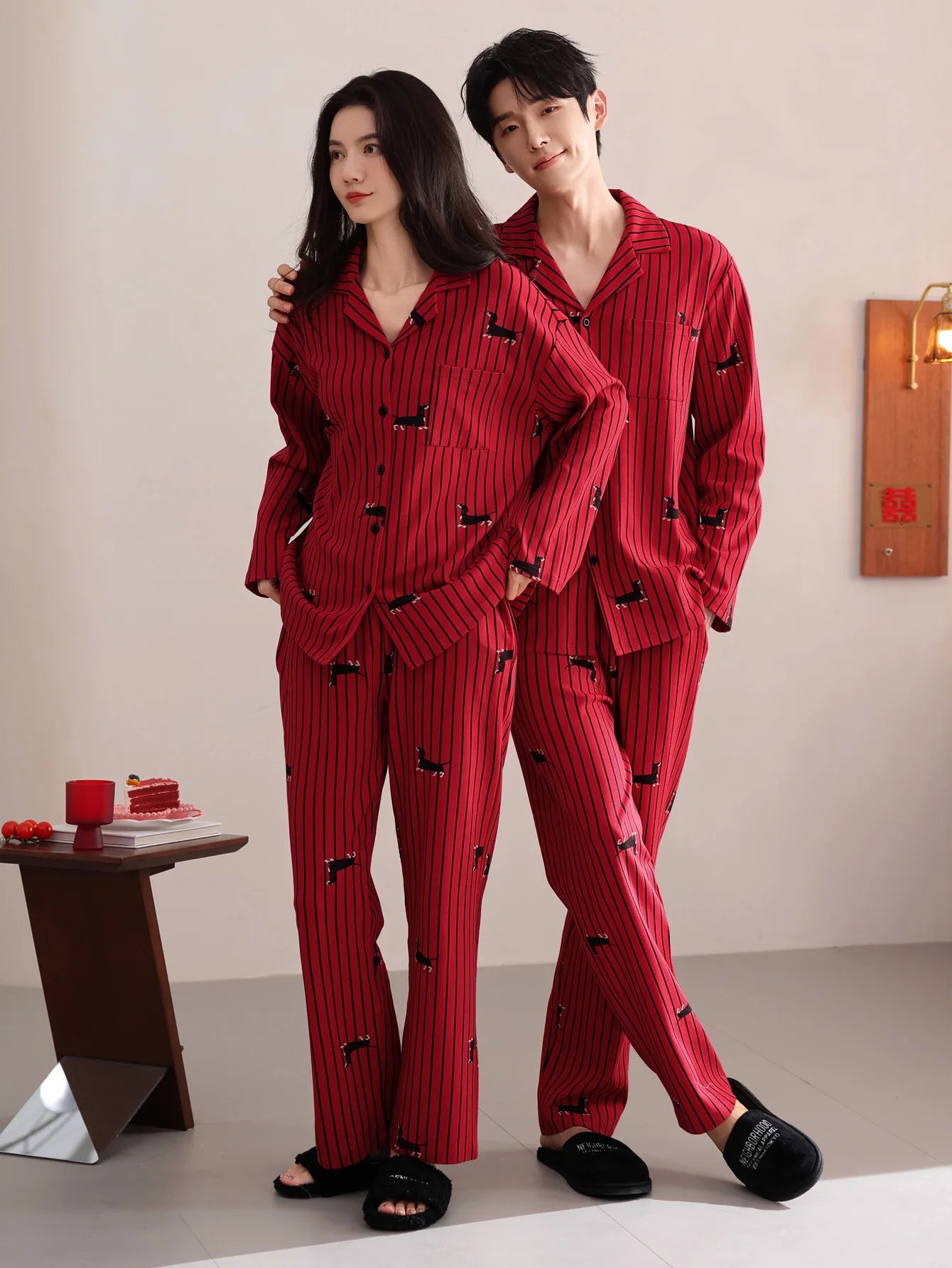 Cotton Couple Pajama Set