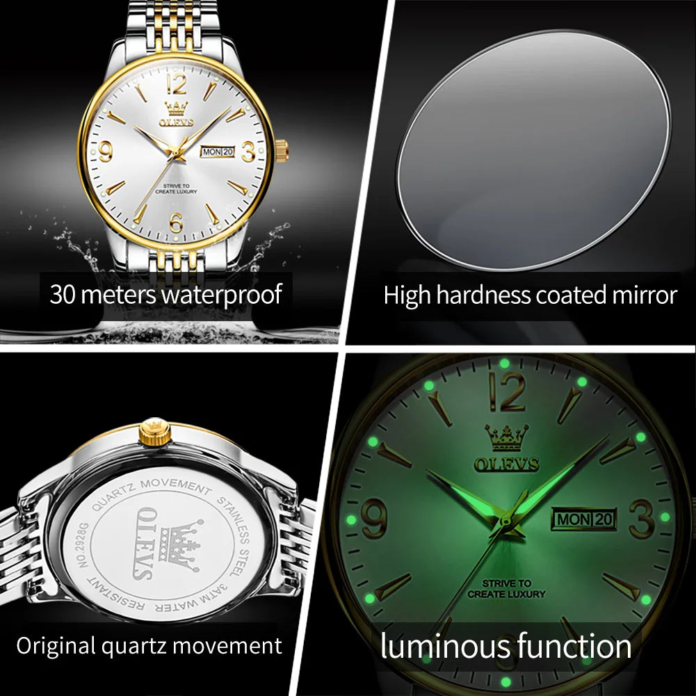 OLEVS Auto Date Men's Watch