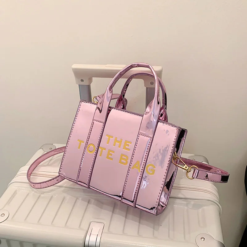 Women's Mini Crossbody Leather Tote Bag