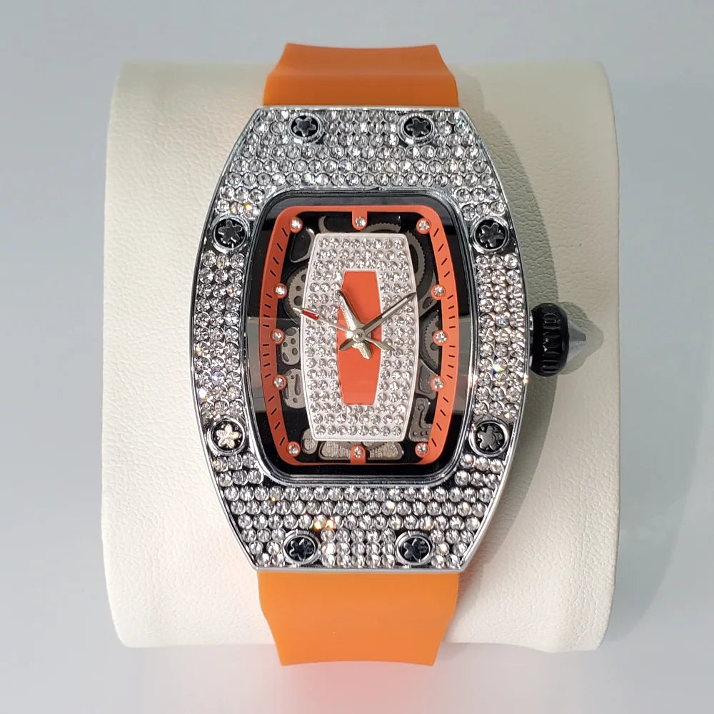 Diamond Tonneau Women Watch