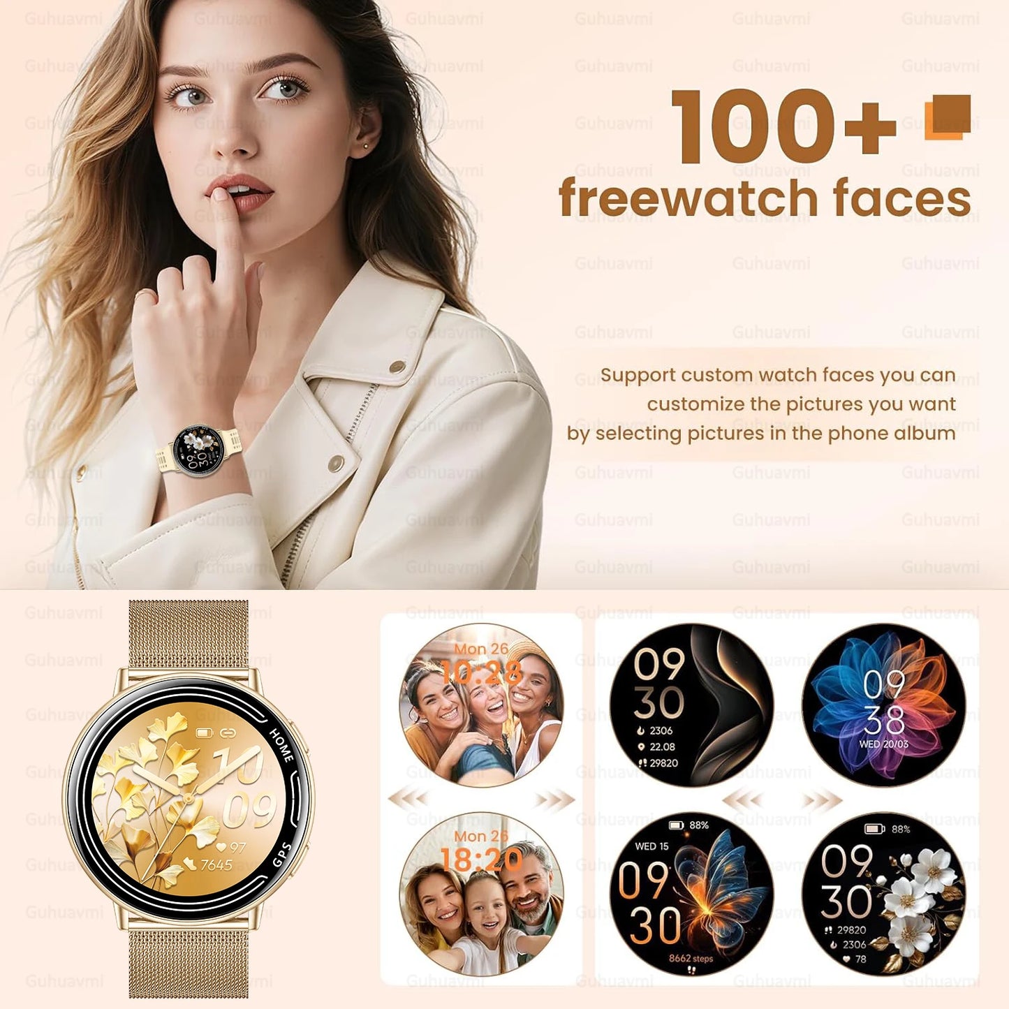 AMOLED Smart Women Watch