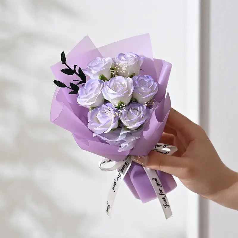 Artificial Rose Bouquet Home Decor Gift