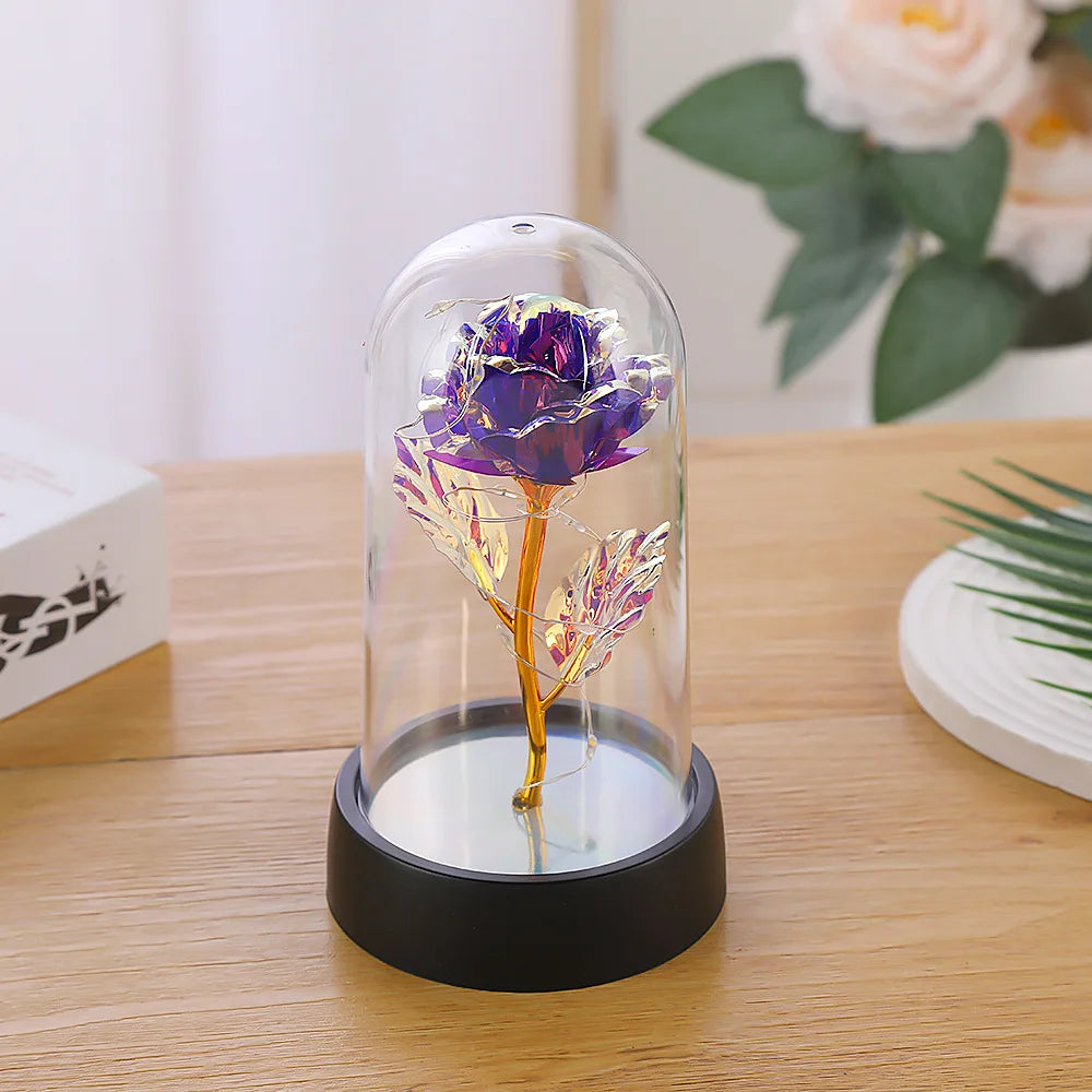 Eternal Rose LED Glass Cover Gift