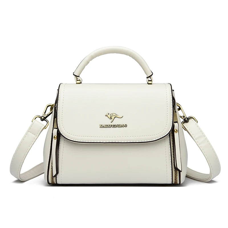 Vintage Leather Crossbody Bag